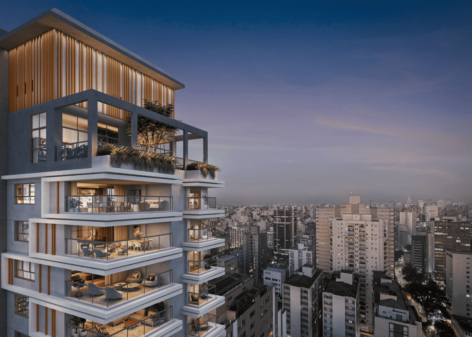 Vista Aérea da Cobertura